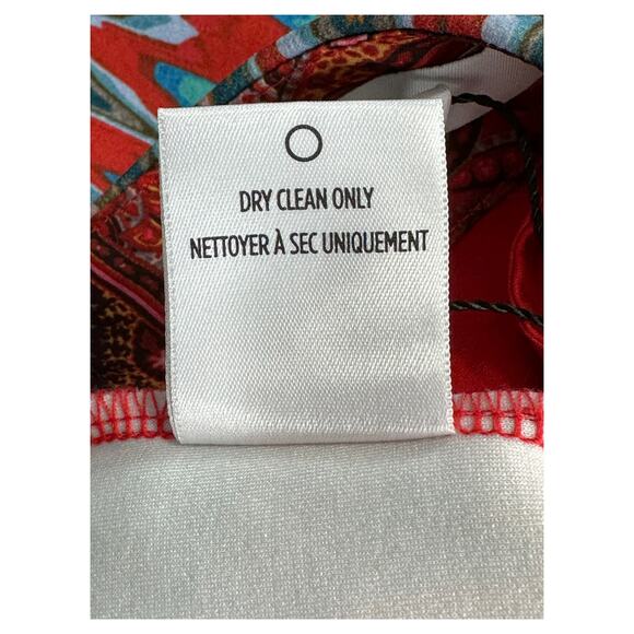 Robert Graham Pants Womens 6 Dani Chevron Rainbow Crop Stretch Artsy Maximalist - Picture 7 of 7